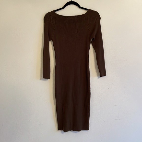 Midi Long Sleeve Sweater Dress - Picture 6 of 7